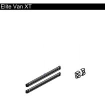 Thule merkkikohtaiset kiinnityskiskot Elite Van XT -pyörätelineelle