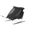 Lastenkuljetusperäkärry Thule Chariot Sport 2 Double, Musta